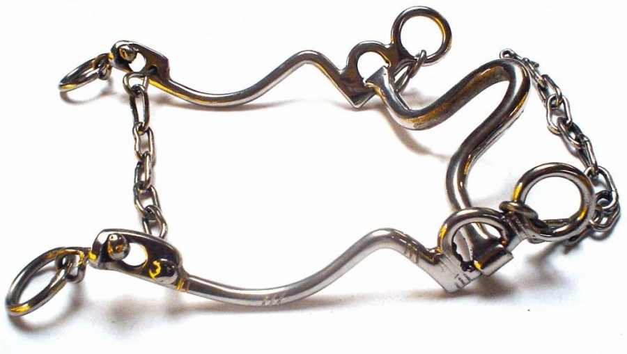 FREIO PERNA DE GRILO BOCAL COBREADO