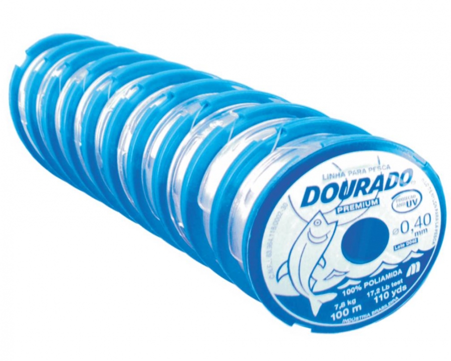 LINHA PESCA DOURADO 0.90 100M C/10