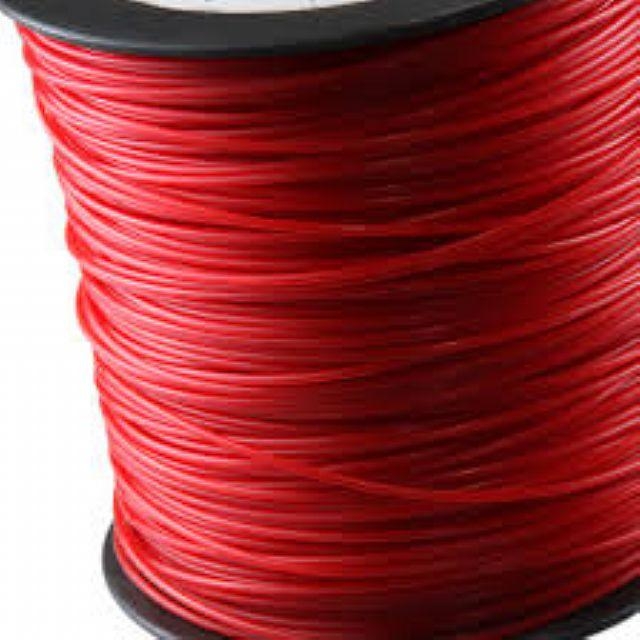 FIO NYLON 2KG 2,5MM RED.VERME 340MT/ROL