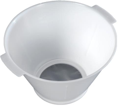 FUNIL COADOR LEITE C/PENEIRA 17CM