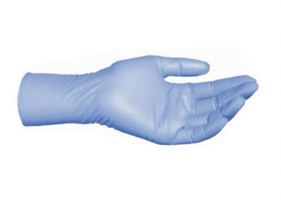 LUVA PROC NITR AZUL AGROTOX MUCAMBO C100