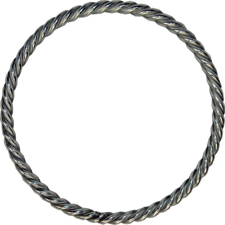 ESTRIBO ARGOLAO TORCIDO INOX S/ALCA