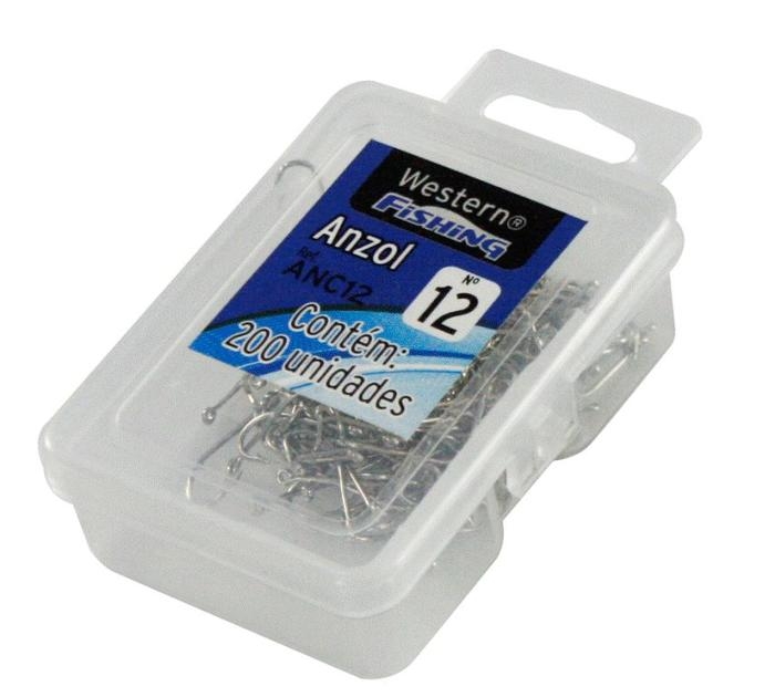 ANZOL PESCA WESTERN CX Nº12 C/200