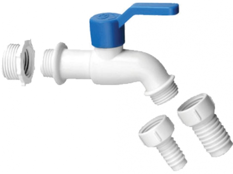 TORNEIRA ESFERA 1/2 E 3/4 PVC JARDIM C06