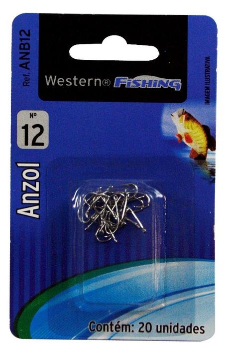 ANZOL PESCA WESTERN ENCART N.12 C/20