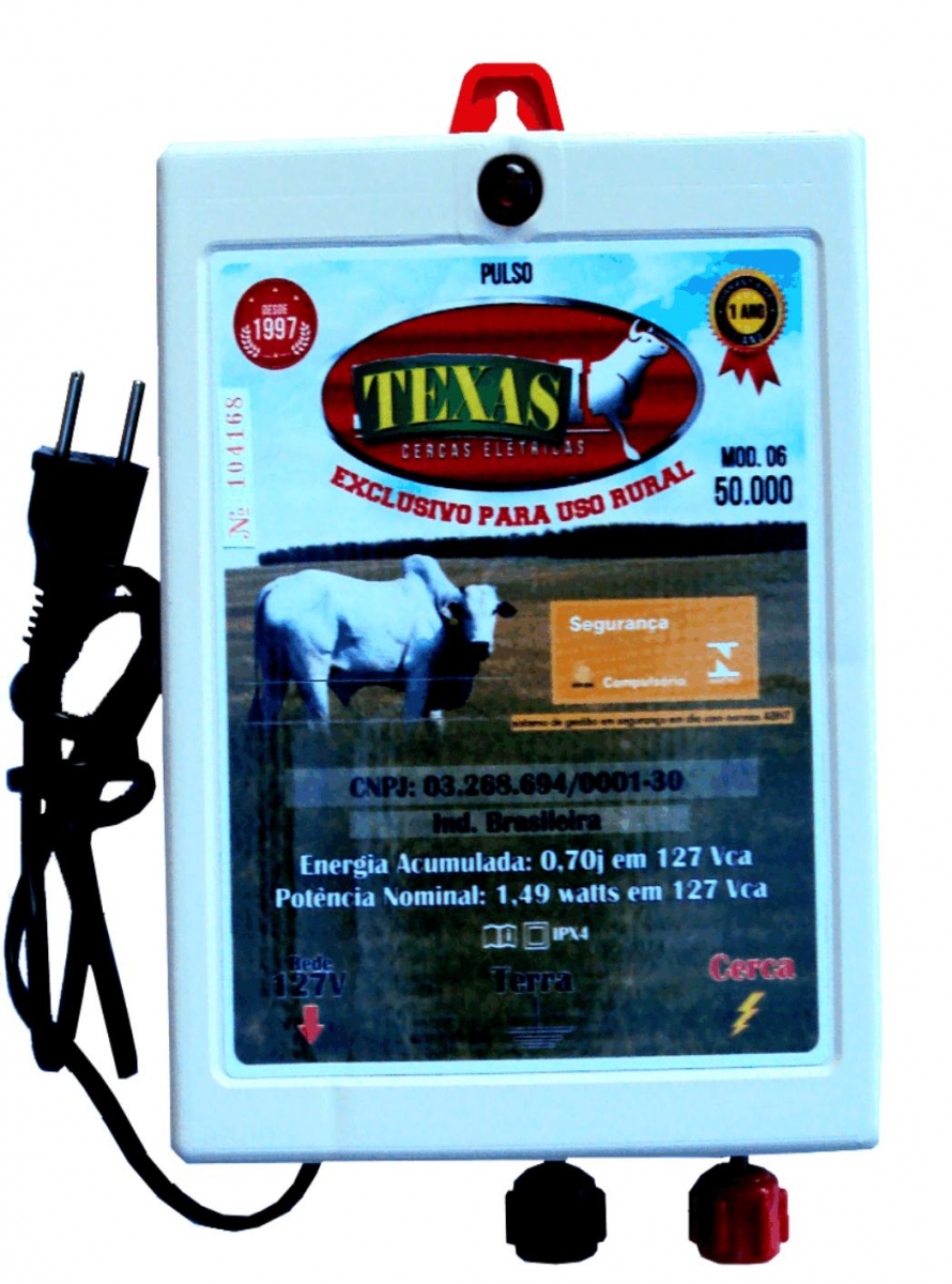 ELETRIFICADOR 50KM S/REG S/TRANSF 110V